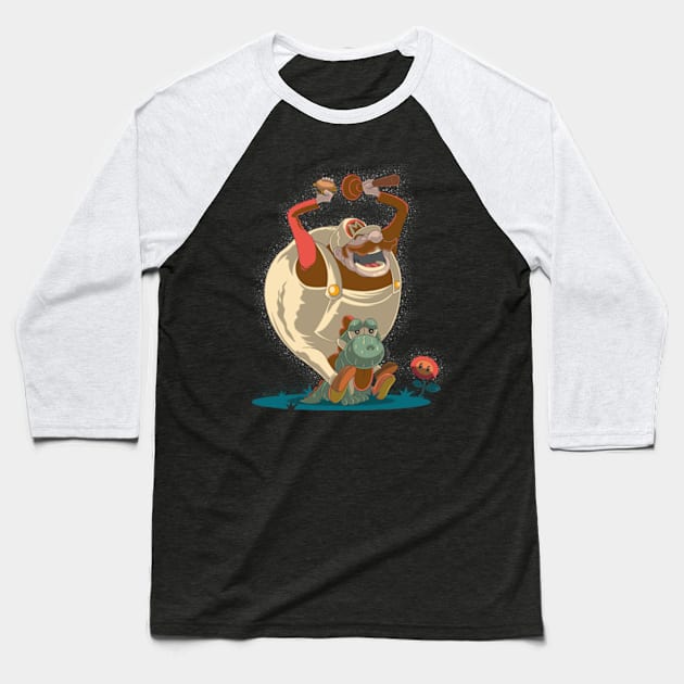 I'm Not Fat, I'm Just A Lil Bit Heavy Baseball T-Shirt by kladenko